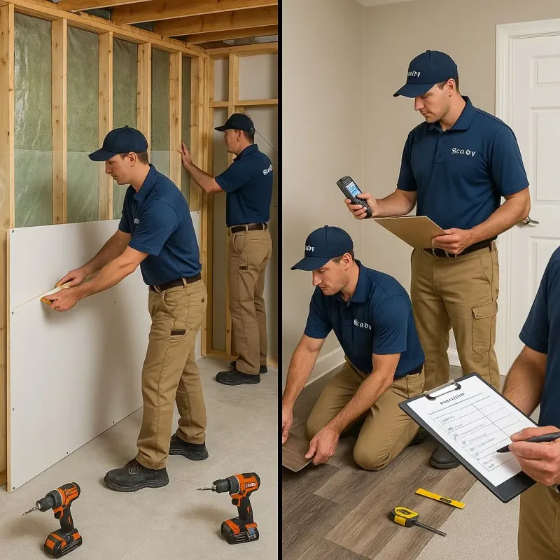 Repairs and Reconstruction process in Dupont, PA