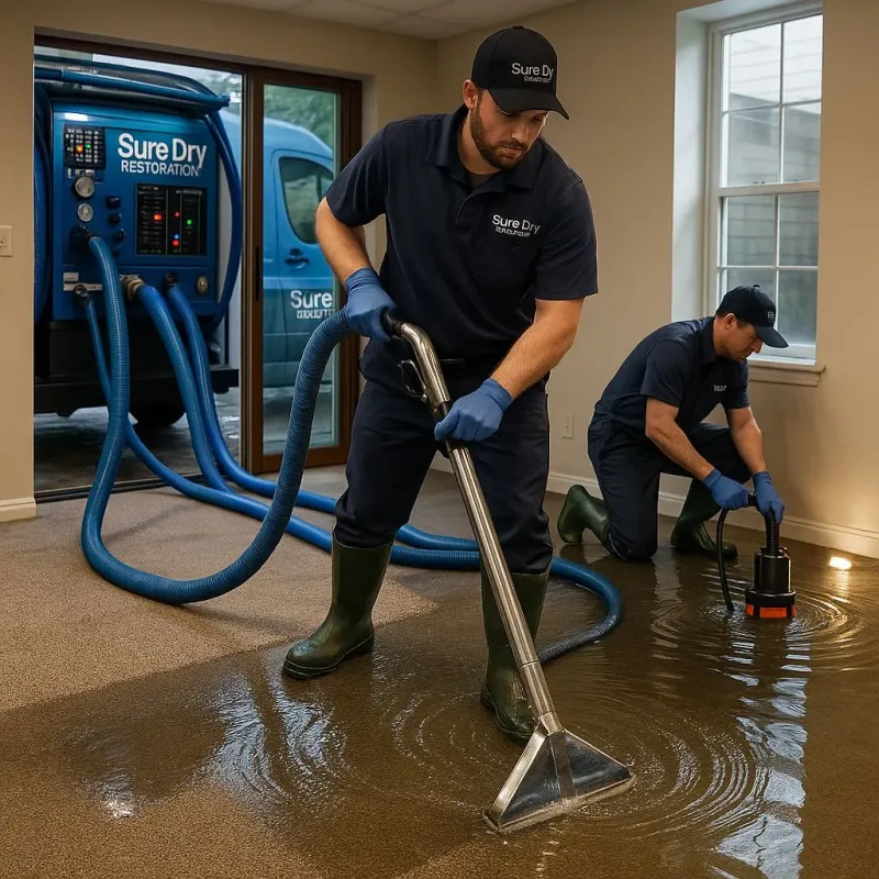 Water Extraction and Removal process in Dupont, PA
